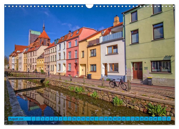 Produktbild: Hansestadt Wismar - Sehnsuchtsort (Wandkalender 2026 DIN A3 quer), CALVENDO Monatskalender