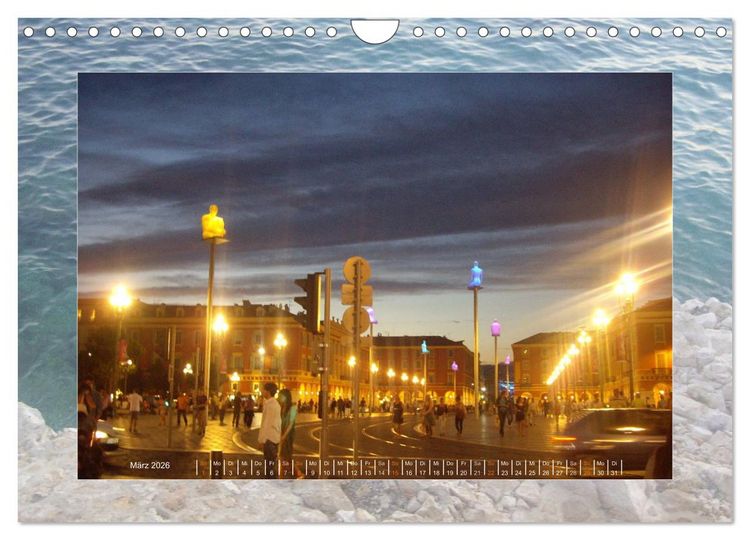 Produktbild: Nizza, C&ocirc;te d'Azur (Wandkalender 2026 DIN A4 quer), CALVENDO Monatskalender