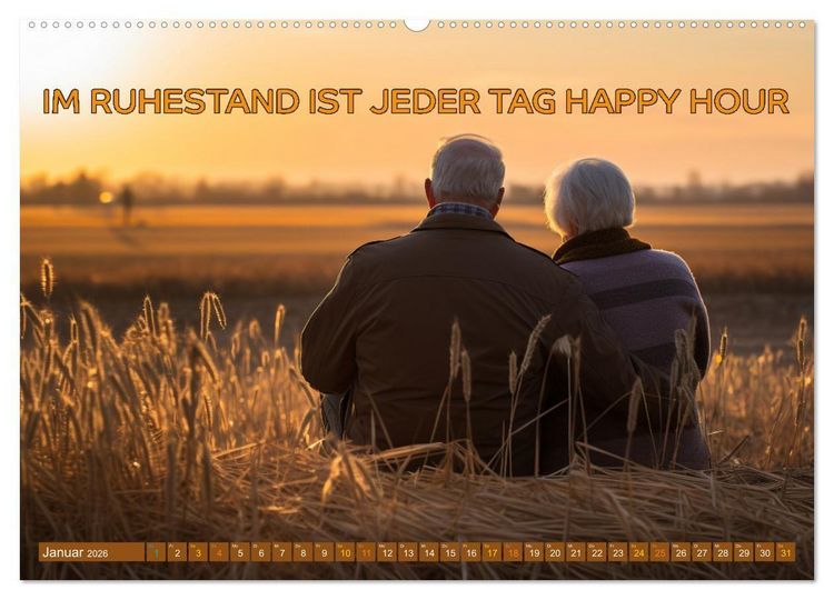 Produktbild: Auf zu neuen Ufern - Ruhestand (hochwertiger Premium Wandkalender 2026 DIN A2 quer), Kunstdruck in Hochglanz