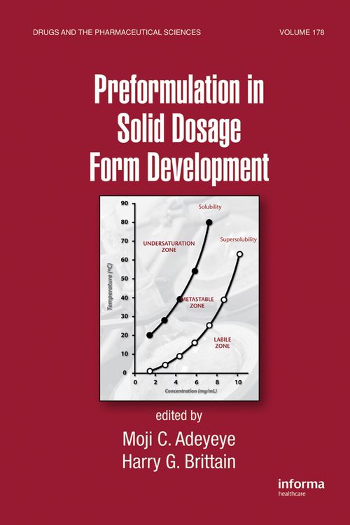 Produktbild: Preformulation in Solid Dosage Form Development