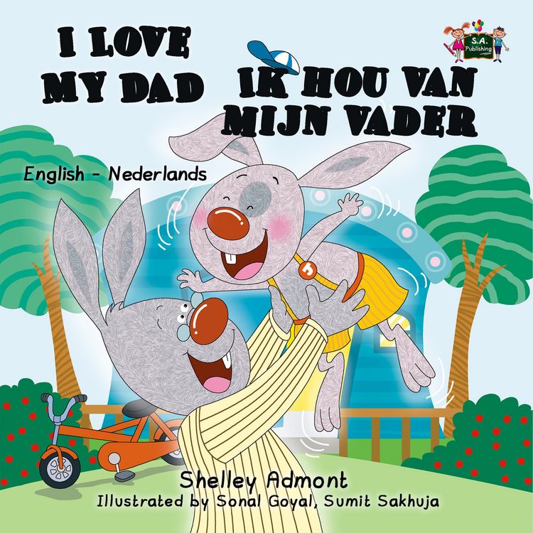 Produktbild: I Love My Dad Ik hou van mijn vader (Dutch Children's Book)