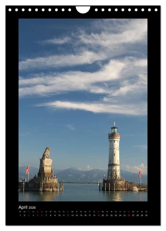 Produktbild: Landschaft im Fokus - Bayern, Tirol und S&uuml;dtirol (Wandkalender 2026 DIN A4 hoch), CALVENDO Monatskalender