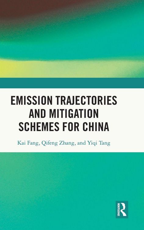 Produktbild: Emission Trajectories and Mitigation Schemes for China