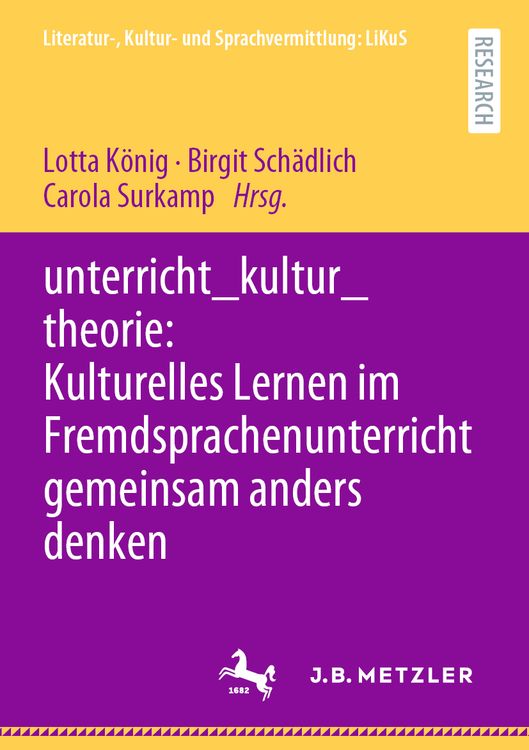 Produktbild: unterricht_kultur_theorie: Kulturelles Lernen im Fremdsprachenunterricht gemeinsam anders denken