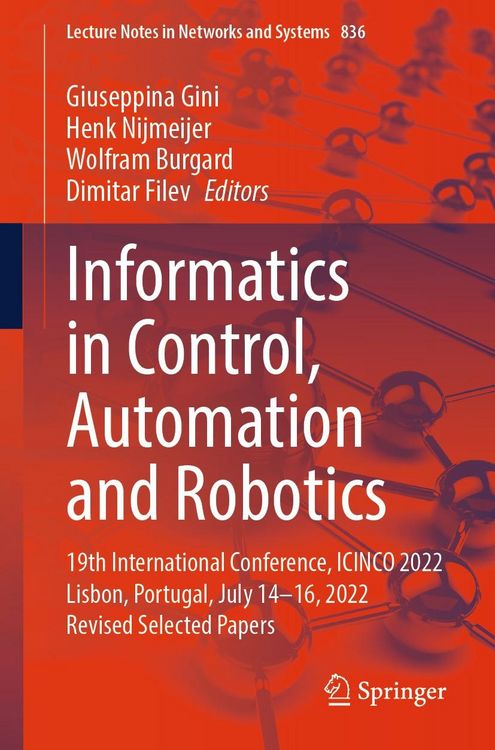 Produktbild: Informatics in Control, Automation and Robotics