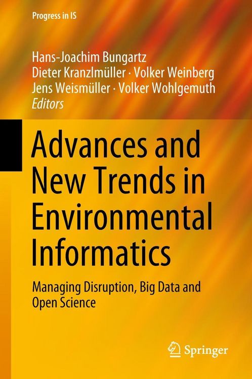 Produktbild: Advances and New Trends in Environmental Informatics