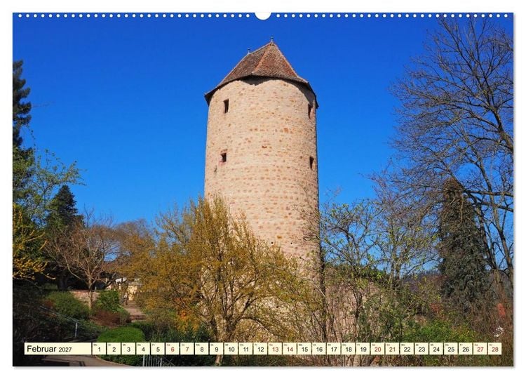 Produktbild: Weinheim im Herzen der Bergstra&szlig;e (Wandkalender 2027 DIN A2 quer), CALVENDO Monatskalender
