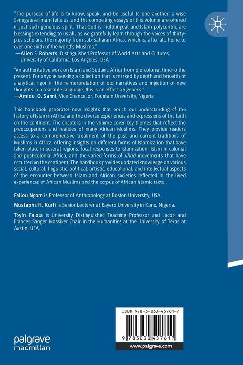 Produktbild: The Palgrave Handbook of Islam in Africa