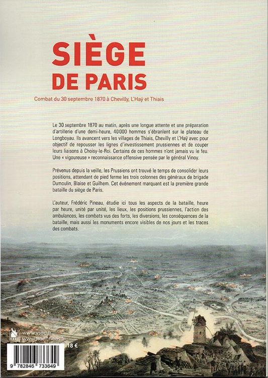 Produktbild: Siege de Paris: Combat du 30 Septembre 1870 a Chevilly, l Hay et Thiai
