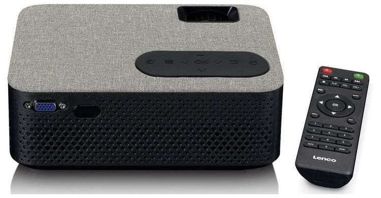 Produktbild: Lenco Beamer LPJ-700BKGY LCD 4000lm 1280 x 720 HD HD ready, Integrierter Lautsprecher