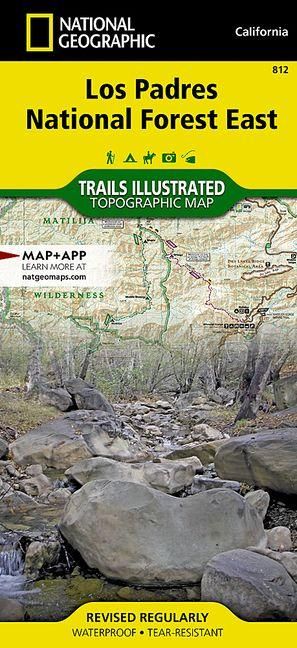 Produktbild: Los Padres National Forest East Map