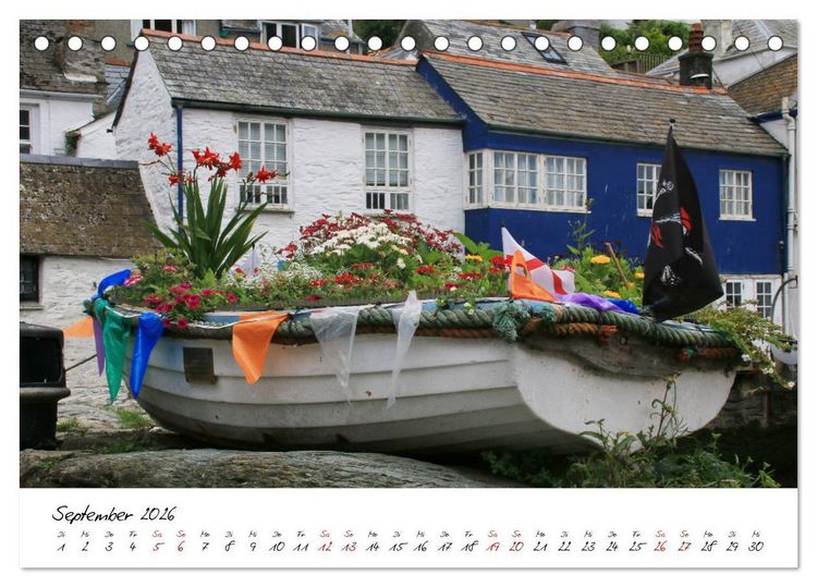 Produktbild: Reizvolles S&uuml;dengland Devon und Cornwall (Tischkalender 2026 DIN A5 quer), CALVENDO Monatskalender