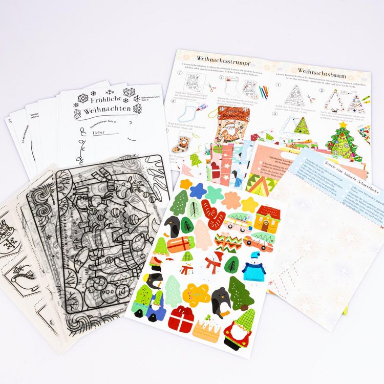 Produktbild: Bastelset f&uuml;r Kinder: Kreatives Bastelset: Weihnachten