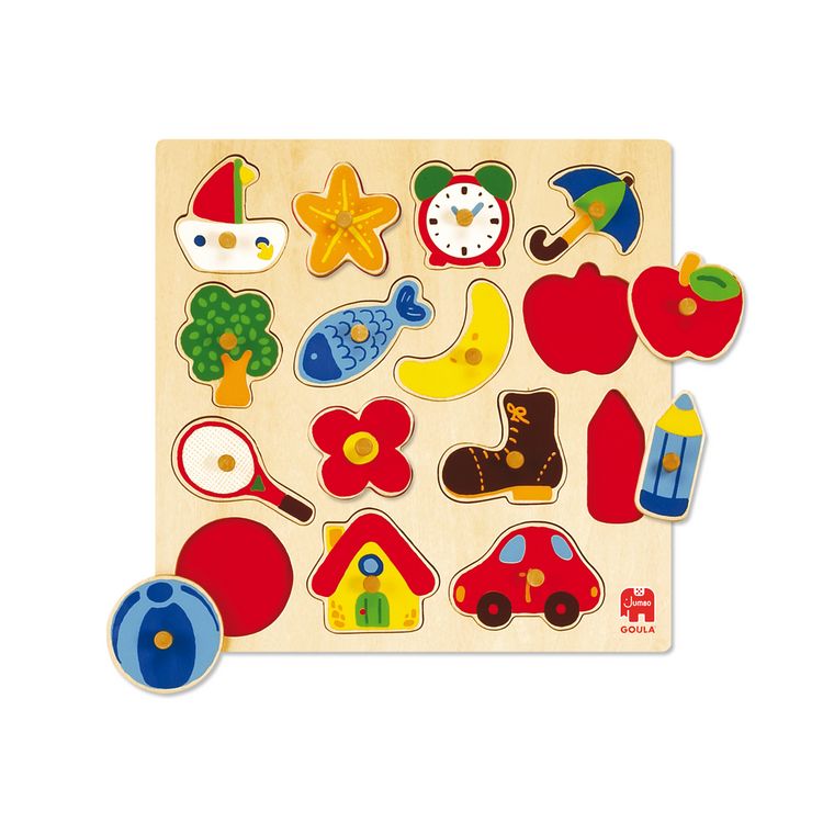 Produktbild: Goula Holzpuzzle: Silhouetten,