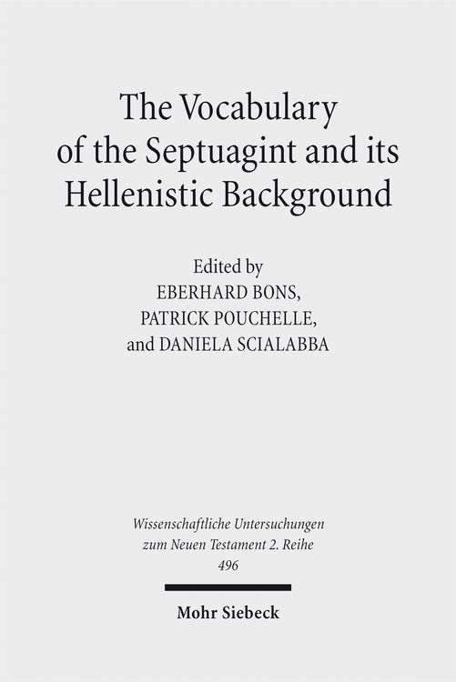 Produktbild: The Vocabulary of the Septuagint and its Hellenistic Background