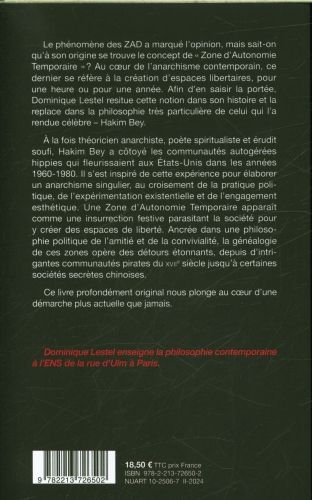 Produktbild: Philosophie des zones d'autonomie temporaires
