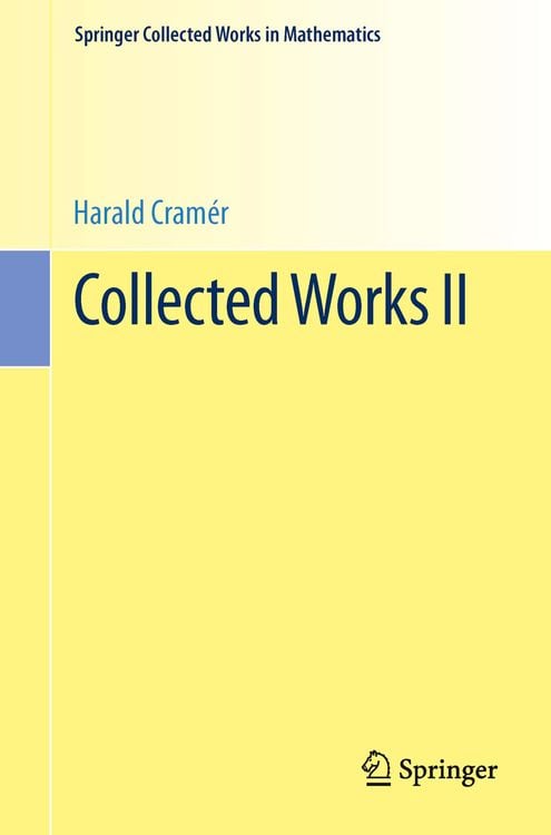 Bild vom Artikel Collected Works II vom Autor Harald Cramér