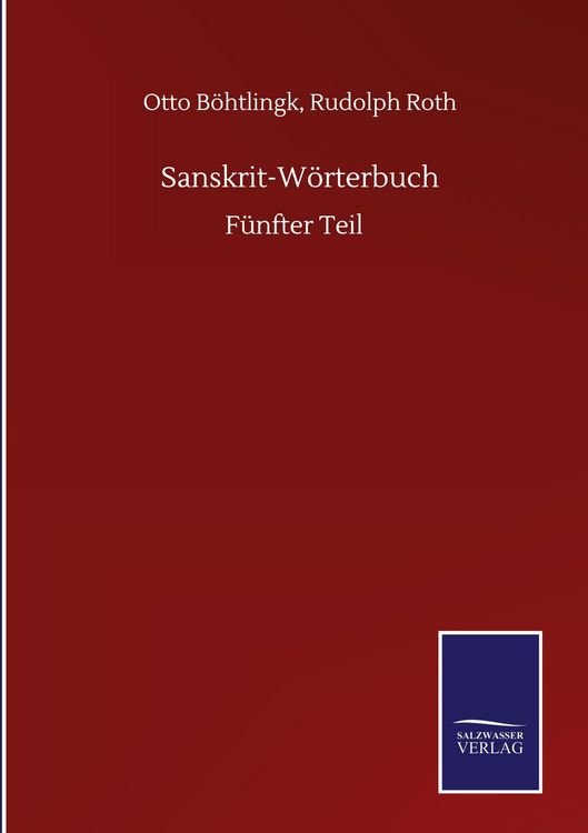 Produktbild: Sanskrit-W&ouml;rterbuch