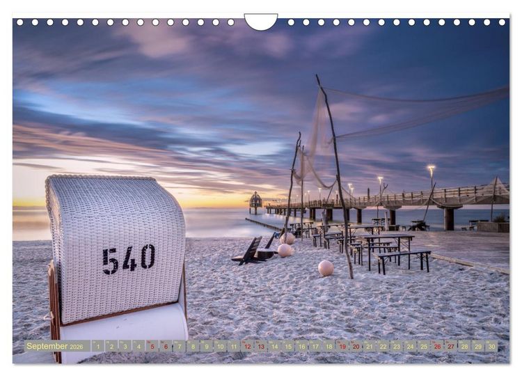 Produktbild: Zingst - die Ostsee von ihrer sch&ouml;nsten Seite (Wandkalender 2026 DIN A4 quer), CALVENDO Monatskalender