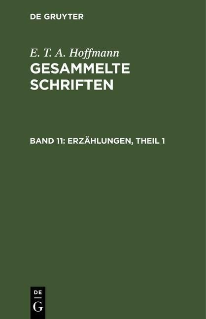 Produktbild: Erzählungen, Theil 1