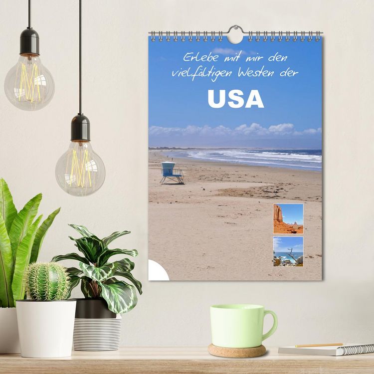 Produktbild: Erlebe mit mir den vielf&auml;ltigen Westen der USA (Wandkalender 2026 DIN A4 hoch), CALVENDO Monatskalender
