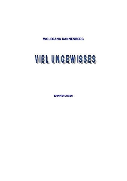 Produktbild: Viel Ungewisses