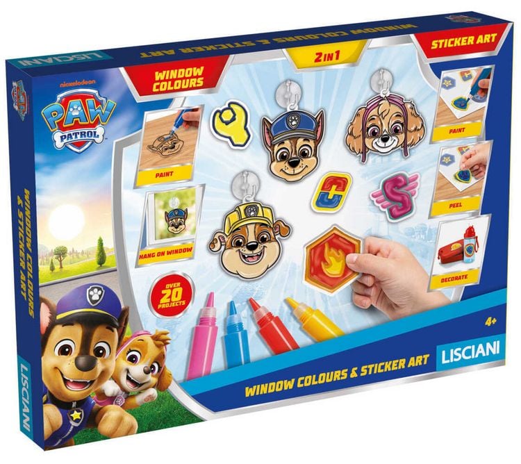 Produktbild: Paw Patrol Window Colours & Sticker Art