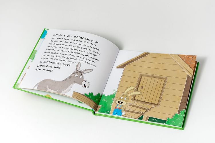 Produktbild: Such den Osterhasen. Ein Oster-Mitmachbuch. Zum Sch&uuml;tteln, Schaukeln, Pusten, Klopfen und sehen, was dann passiert. Von 2 bis 4 Jahren
