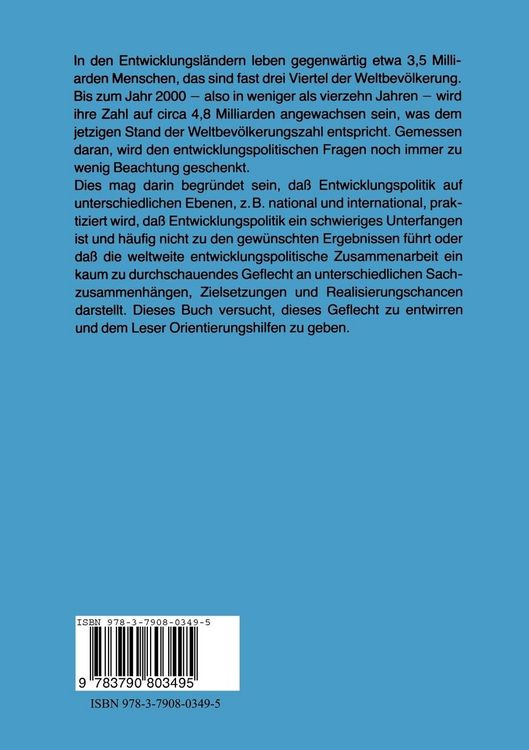 Produktbild: Entwicklungspolitik