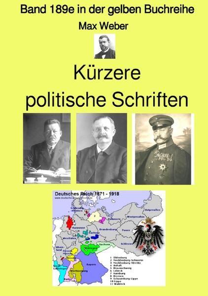 Produktbild: Gelbe Buchreihe / K&uuml;rzere politische Schriften &ndash; Farbe &ndash; Band 189e in der gelben Buchreihe &ndash; bei J&uuml;rgen Ruszkowski