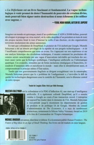Produktbild: La d&eacute;ferlante : intelligence artificielle, pouvoir