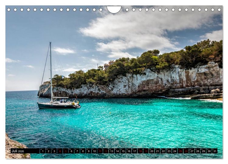 Produktbild: Mallorca - Ahoi (Wandkalender 2026 DIN A4 quer), CALVENDO Monatskalender