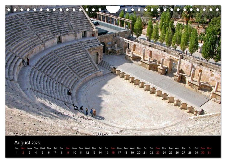 Produktbild: Monuments of Jordan 2026 (Wall Calendar 2026 DIN A4 landscape), CALVENDO 12 Month Wall Calendar