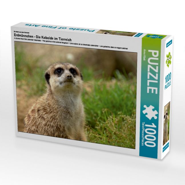 Produktbild: CALVENDO Puzzle Ein Motiv aus dem Kalender Erdm&auml;nnchen - Die Kobolde im Tierreich | 1000 Teile Lege-Gr&ouml;&szlig;e 64x48cm Foto-Puzzle f&uuml;r gl&uuml;ckliche Stunden