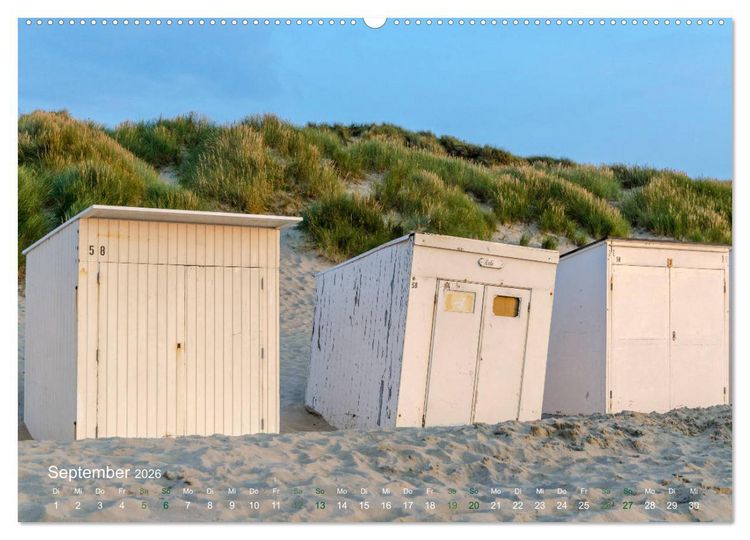 Produktbild: Flandern - Stadt und Strand (Wandkalender 2026 DIN A2 quer), CALVENDO Monatskalender