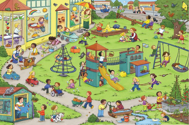 Produktbild: My Big Wimmelbook&reg;-A Day at School