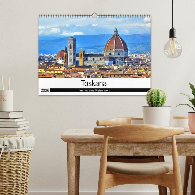 Produktbild: Toskana - Immer eine Reise wert (Wandkalender 2026 DIN A3 quer), CALVENDO Monatskalender