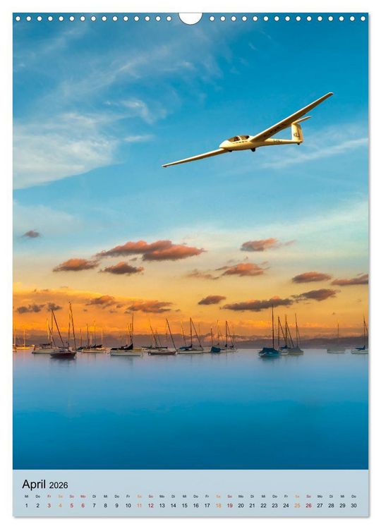 Produktbild: Segelfliegen - einfach Spa&szlig; (Wandkalender 2026 DIN A3 hoch), CALVENDO Monatskalender