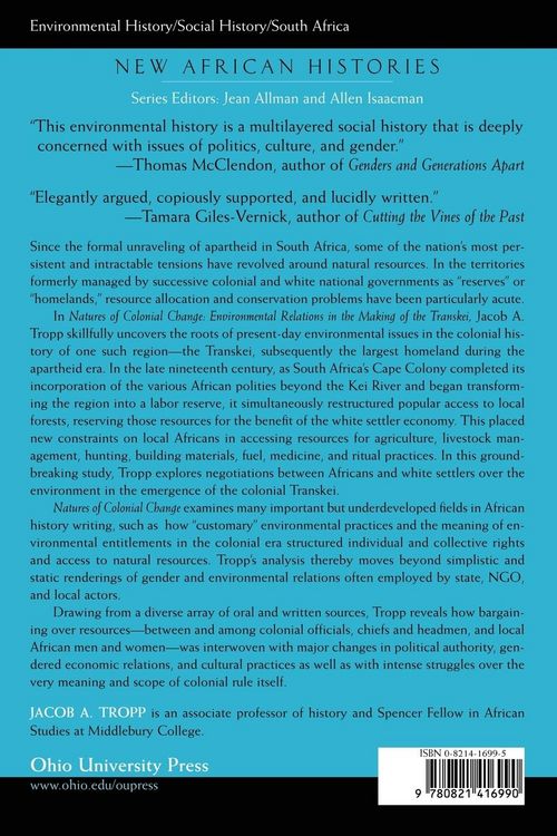 Produktbild: Natures of Colonial Change