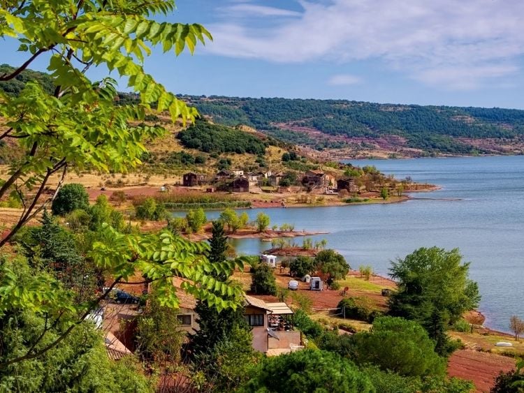 Produktbild: CALVENDO Puzzle Lac du Salagou | 1000 Teile Lege-Gr&ouml;&szlig;e 64x48cm Foto-Puzzle f&uuml;r gl&uuml;ckliche Stunden