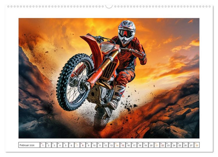 Produktbild: Motorcross Welt (Wandkalender 2026 DIN A2 quer), CALVENDO Monatskalender