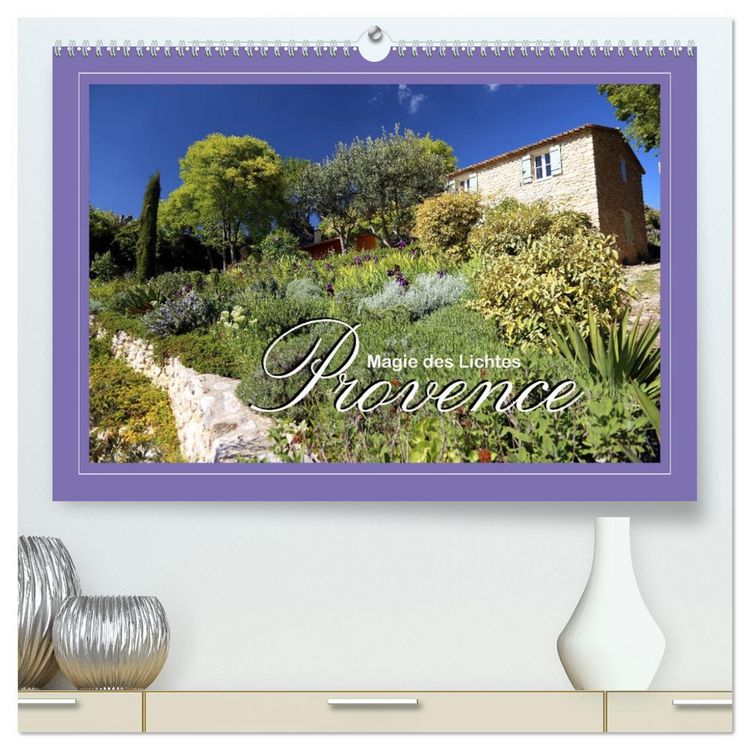 Produktbild: Provence - Magie des Lichtes (hochwertiger Premium Wandkalender 2026 DIN A2 quer), Kunstdruck in Hochglanz