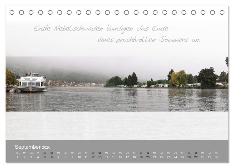 Produktbild: Main Rundblick (Tischkalender 2026 DIN A5 quer), CALVENDO Monatskalender