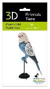 Produktbild: 3D Papiermodell. Wellensittich