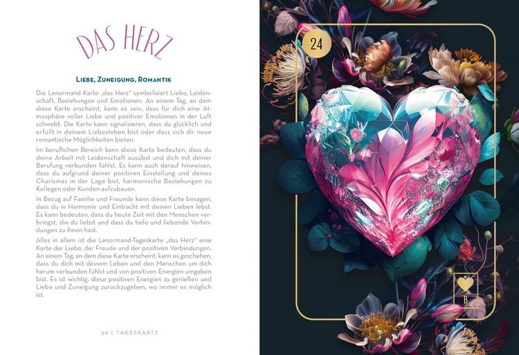 Lenormand-Kartenset: Floralis