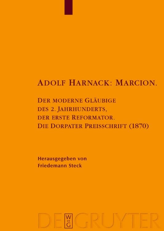 Produktbild: Adolf Harnack: Marcion