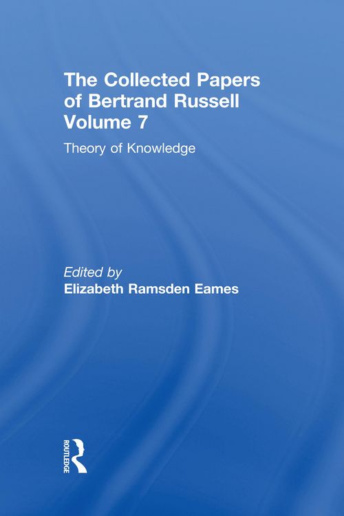 Produktbild: The Collected Papers of Bertrand Russell, Volume 7