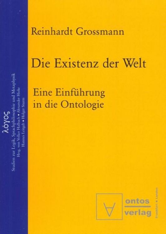 Produktbild: Die Existenz der Welt