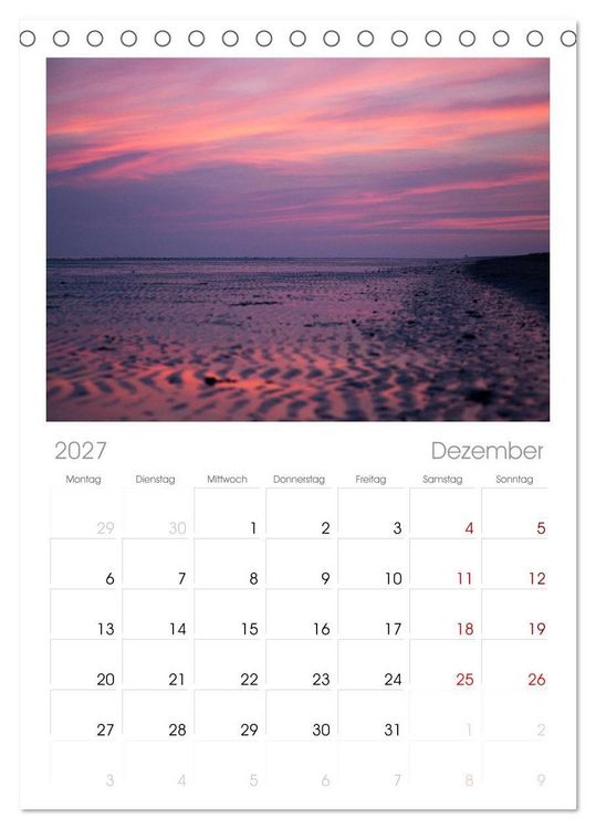 Produktbild: Tischplaner 2027 - F&ouml;hr 2027. Portr&auml;t einer Insel (A5 Tischkalender zum Aufstellen) CALVENDO