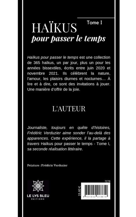 Produktbild: Fr&eacute;d&eacute;ric Verduzier: Ha&iuml;kus pour passer le temps